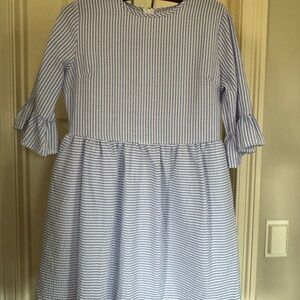 Blue Striped Women’s Dress